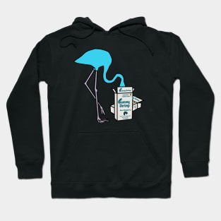 Blue Flamingo Hoodie